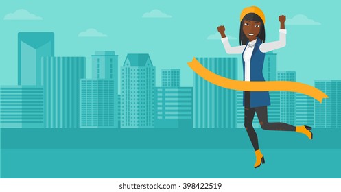 206 African Woman Finish Line Images, Stock Photos & Vectors | Shutterstock