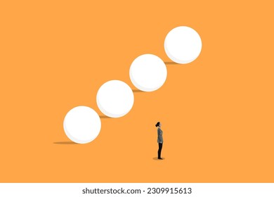 Business woman leadership. concept of goal, strength, feminism, ambition and opportunity