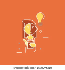Business woman marked to do checklist with pencil. Successful completion of business tasks, clipboard paper, questionnaire concept, business brief