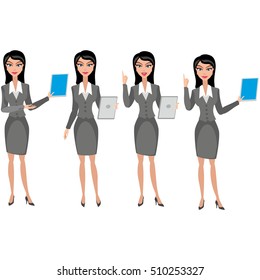 business woman with phone