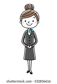 Business woman: woman, pose