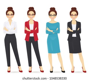 Business woman set