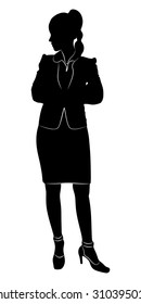 Business woman standing 