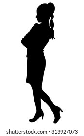 Business woman standing 