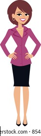 Business Woman Standing