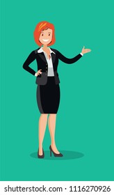 Business woman in a suit. An employee of the office.