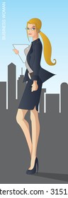 business woman - vector