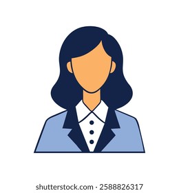 Business woman wearing suit design