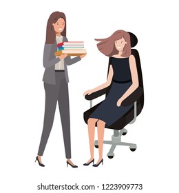 business women avatar character