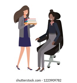 business women avatar character