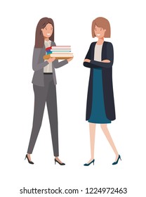 business women avatar character