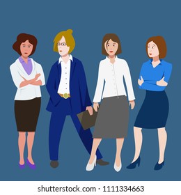 business women, set