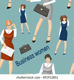 Business women set pattern