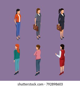 Business womens 3d