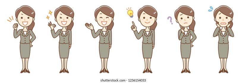 Business women's set, variation