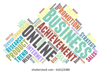 business word cloud Bulb typography