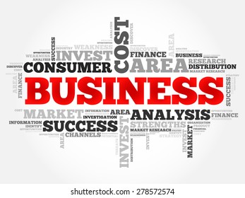 BUSINESS word cloud, business concept