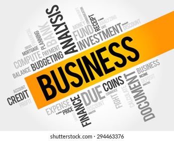 BUSINESS word cloud concept
