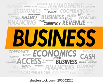 BUSINESS word cloud concept