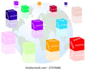 business words and world