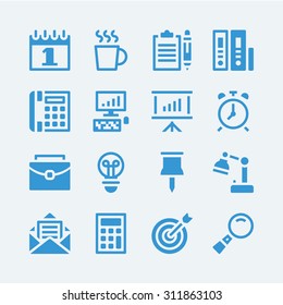 Business Work office icons vector eps10