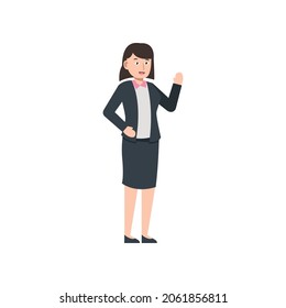 business worker woman character style vector illustration design eps.10