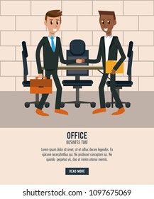 Business workers in office