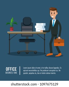 Business workers in office