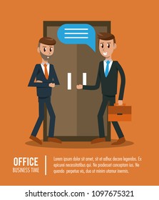Business workers in office