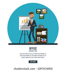 Business workers in office