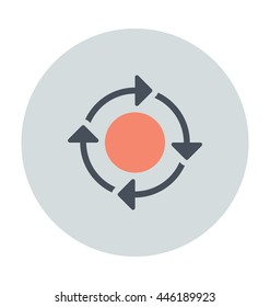 Business Workflow Vector Icon