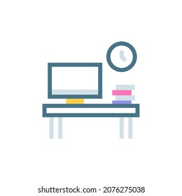 BUSINESS WORKPLACE icon in vector. Logotype