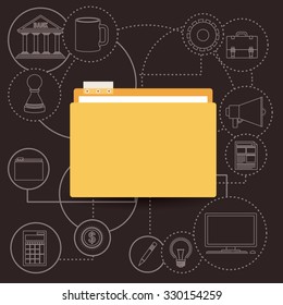 business world design, vector illustration eps10 graphic 