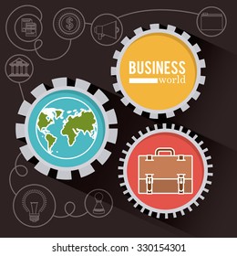 business world design, vector illustration eps10 graphic 