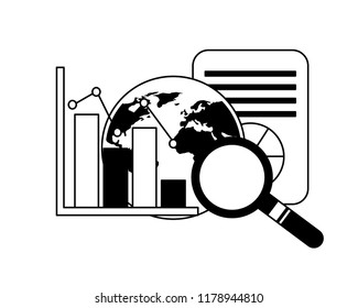 business world document report statistics searching