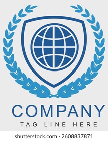 Business world logo Vector design