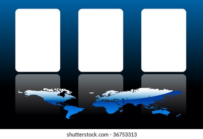 business world map 04