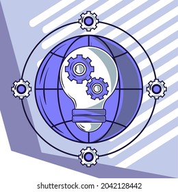 Strategie der Geschäftswelt und Entwicklung
