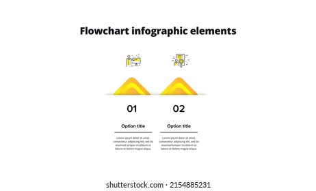 infografía de la gráfica de proceso de 3 pasos de amarillo empresarial. Elementos gráficos de flujo de trabajo corporativo cuadrado. diapositiva de presentación del diagrama de flujo de la empresa. Gráfico informativo vectorial en diseño isométrico.