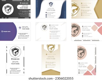 business_card_template05. Bearbeiten Sie Elemente wie Titel und Bilder entsprechend dem Zweck und verwenden Sie sie in Kombination.