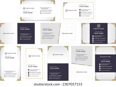 business_card_template23. Edit elements such as titles and images according to the purpose, and use them in combination.