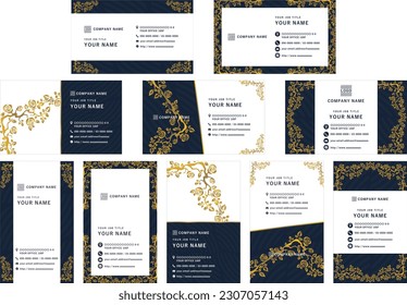 business_card_template24. Edit elements such as titles and images according to the purpose, and use them in combination.