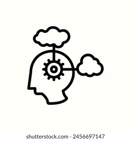 business_imagination icon, isolated icon in light background, perfect for website, blog, logo, graphic design, social media, UI, mobile app