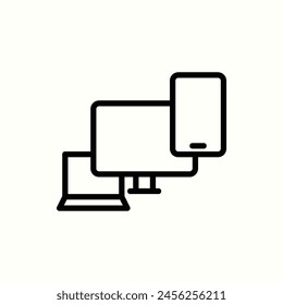business_screen icon, isolated icon in light background, perfect for website, blog, logo, graphic design, social media, UI, mobile app