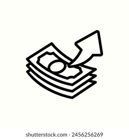 business_surplus icon, isolated icon in light background, perfect for website, blog, logo, graphic design, social media, UI, mobile app