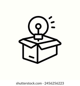 business_thinking icon, isolated icon in light background, perfect for website, blog, logo, graphic design, social media, UI, mobile app