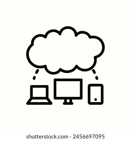 business_Web Hosting-Symbol, isoliertes Symbol im hellen Hintergrund, ideal für Website, Blog, Logo, Grafikdesign, Social Media, UI, mobile App