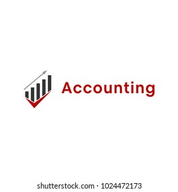 business/accounting, chart design logo concept