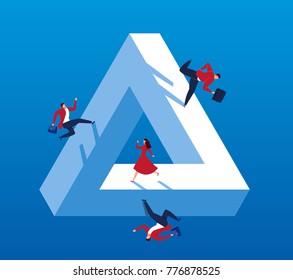 Businesses run non-stop in the wrong visual space