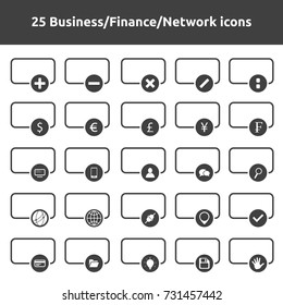 Business/Finance/Connection icons